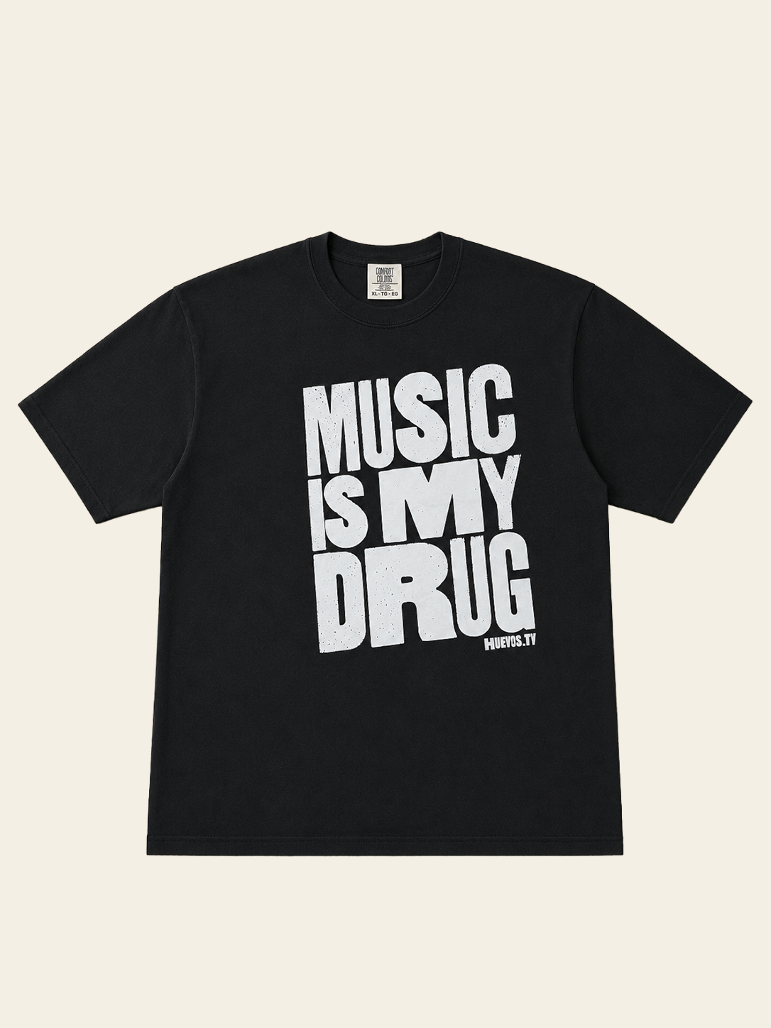 Music Is My Drug Shirt Black